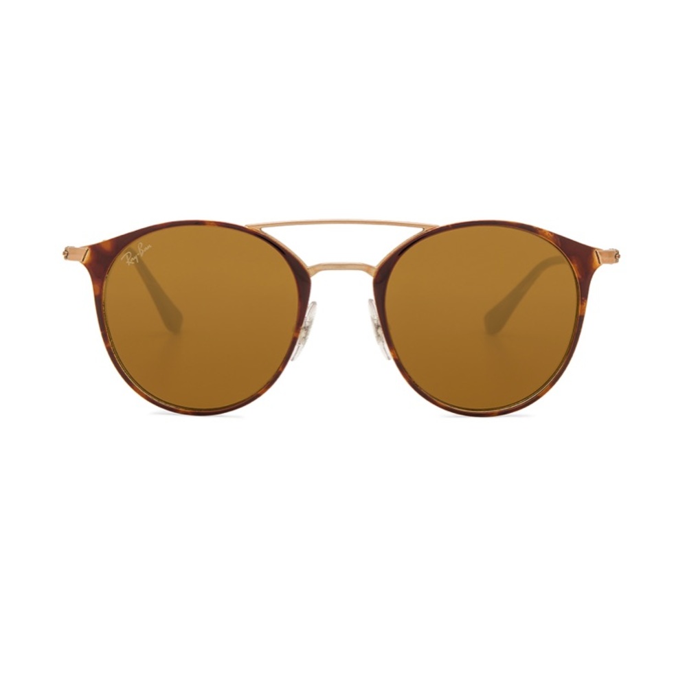 Double Bridge in Copper Havana and Brown